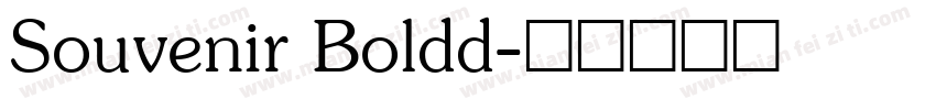 Souvenir Boldd字体转换